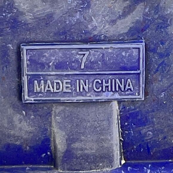 Sakroots One World Blue Elephant Peace Boho Faux Fur Lined Tall Rain Boot Size 7 - Picture 8 of 11